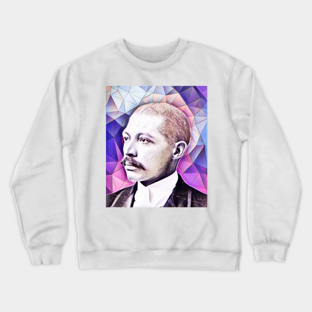 George Washington Williams Pink Portrait | George Washington Williams Artwork 8 Crewneck Sweatshirt by JustLit